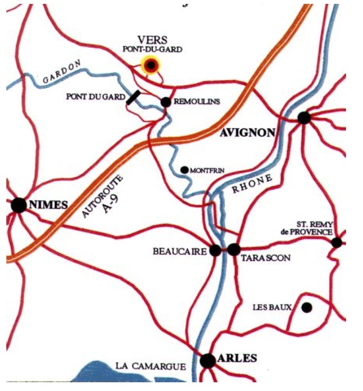 map of vers